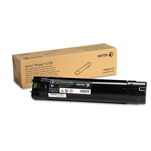 106R01510 High-Yield Toner, 18,000 Page-Yield, Black-(XER106R01510)