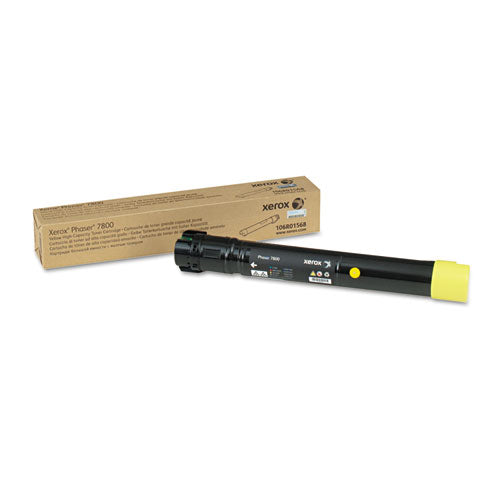 106R01568 High-Yield Toner, 17,200 Page-Yield, Yellow-(XER106R01568)