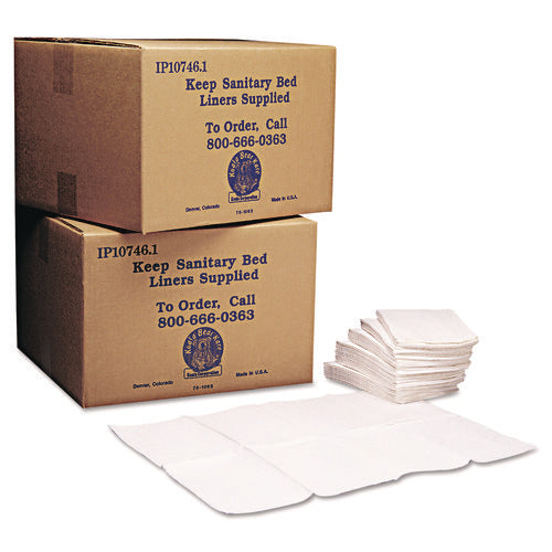Baby Changing Station Sanitary Bed Liners, 13 x 19, White, 500/Carton-(KKPKB15099)