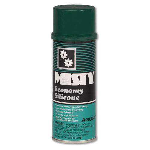 Economy Silicone Spray Lubricant, 11 oz Aerosol Can, 12/Carton-(AMR1002077)
