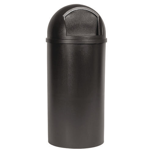 Marshal Classic Container, 15 gal, Plastic, Brown-(RCP816088BRO)