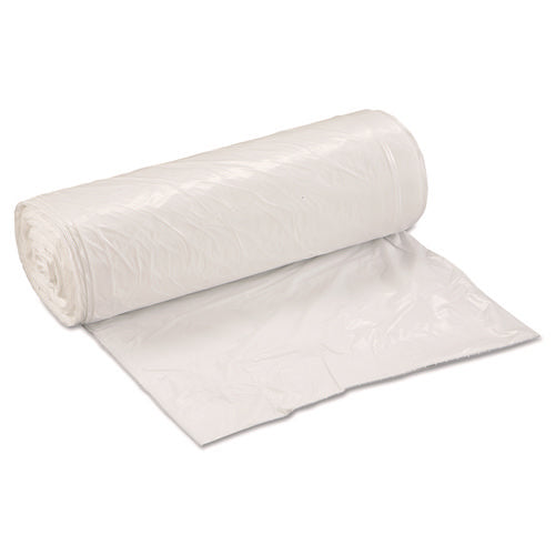 Low-Density Commercial Can Liners, 30 gal, 0.8 mil, 30" x 36", White, 25 Bags/Roll, 8 Rolls/Carton-(IBSSL3036XHW)