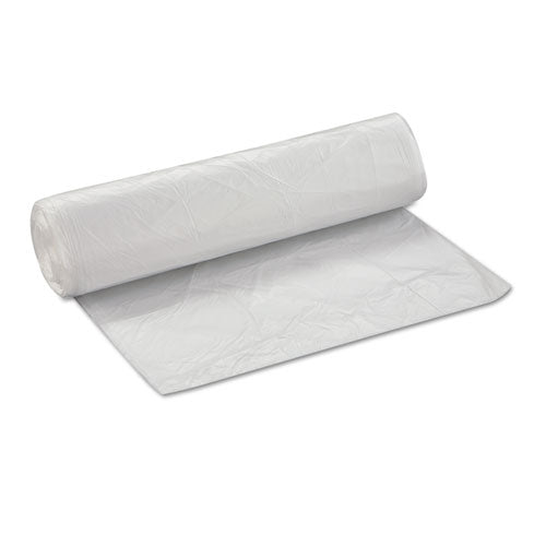 High-Density Commercial Can Liners Value Pack, 45 gal, 14 microns, 40" x 46", Natural, 25 Bags/Roll, 10 Rolls/Carton-(IBSVALH4048N16)