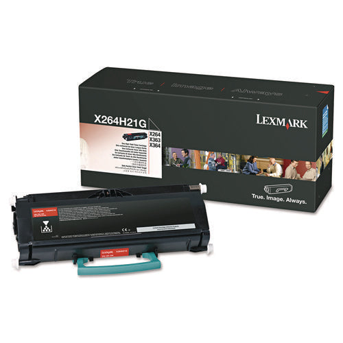 X264H21G High-Yield Toner, 9,000 Page-Yield, Black-(LEXX264H21G)