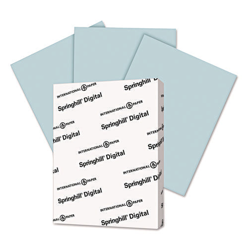 Digital Index Color Card Stock, 90 lb Index Weight, 8.5 x 11, Blue, 250/Pack-(SGH025100)