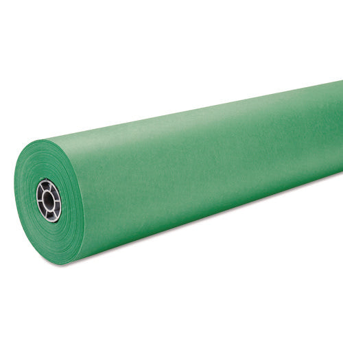 Rainbow Duo-Finish Colored Kraft Paper, 35 lb Wrapping Weight, 36" x 1,000 ft, Brite Green-(PAC63130)
