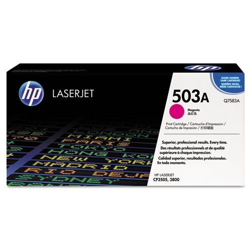 HP 503A, (Q7583A) Magenta Original LaserJet Toner Cartridge-(HEWQ7583A)