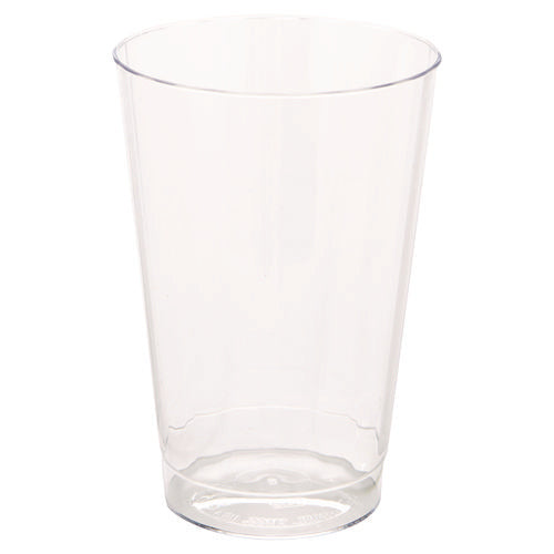 Classic Crystal Plastic Tumblers, 12 oz, Clear, Fluted, Tall, 20 Pack, 12 Packs/Carton-(WNACC12240)