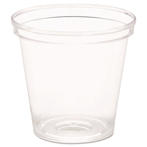 Comet Plastic Portion/Shot Glass, 1 oz, Clear, 50/Pack, 50 Packs/Carton-(WNAP10)