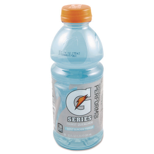G-Series Perform 02 Thirst Quencher, Glacier Freeze, 20 oz Bottle, 24/Carton-(QKR32486)