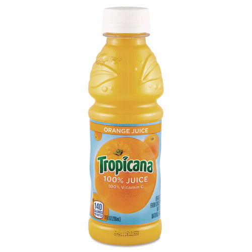 100% Juice, Orange, 10oz Bottle, 24/Carton-(QKR55154)