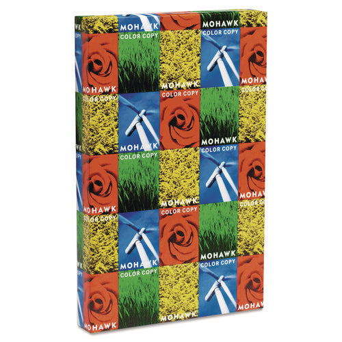Color Copy 98 Paper and Cover Stock, 98 Bright, 28 lb Bond Weight, 11 x 17, Bright White, 500/Ream-(MOW12206)
