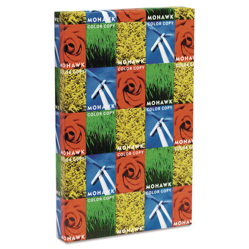 Color Copy 98 Paper and Cover Stock, 98 Bright, 80 lb Cover Weight, 11 x 17, 250/Pack-(MOW12215)