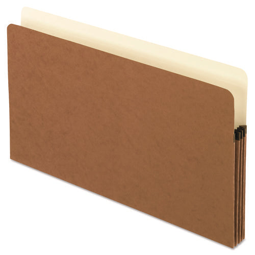 Smart Shield File Pocket, 3.5" Expansion, Legal Size, Red Fiber, 10/Box-(PFX1526EAM)