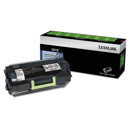 52D1X00 Extra High-Yield Toner, 45,000 Page-Yield, Black-(LEX52D1X00)