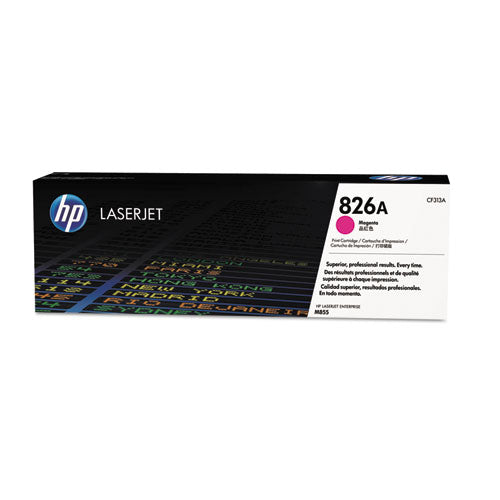 HP 826A, (CF313A) Magenta Original LaserJet Toner Cartridge-(HEWCF313A)