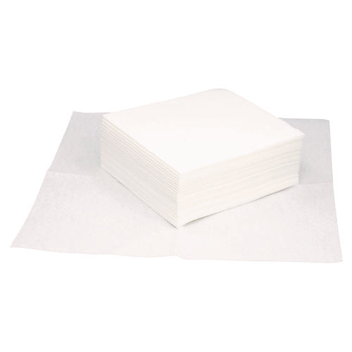 TASKBrand Grease and Oil Wipers, Quarterfold, 12 x 13.25, White, 50/Pack, 16 Packs/Carton-(HOSGOA5500)