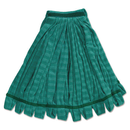 Tube Mop, Microfiber, Green, Medium, 5-in Green Headband-(RCPT85206GRE)