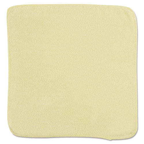 Microfiber Cleaning Cloths, 12 x 12, Yellow, 24/Pack-(RCP1820580)