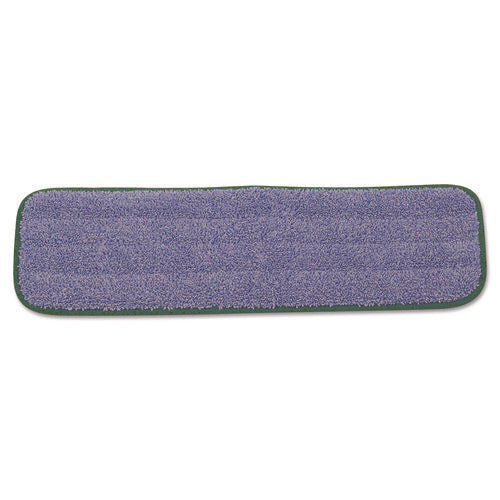 Microfiber Wet Mopping Pad, 18.5" x 5.5" x 0.5", Green, 12/Carton-(RCPQ410GRECT)