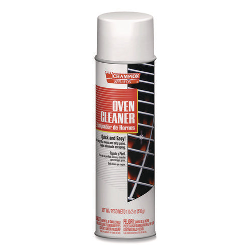 Champion Sprayon Oven Cleaner, 18 oz Aerosol Spray, 12/Carton-(CHP5177)