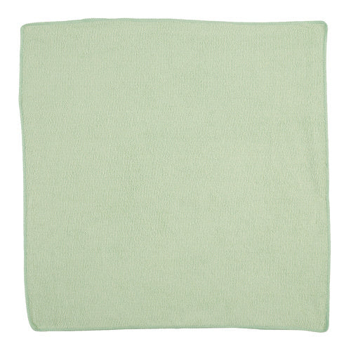 Microfiber Cleaning Cloths, 16 x 16, Green, 24/Pack-(RCP1820582)