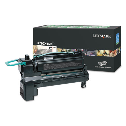 X792X4KG Return Program Extra High-Yield Toner, 20,000 Page-Yield, Black-(LEXX792X4KG)