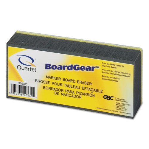 BoardGear Marker Board Eraser, 5" x 2.75" x 1.38"-(QRT920335)