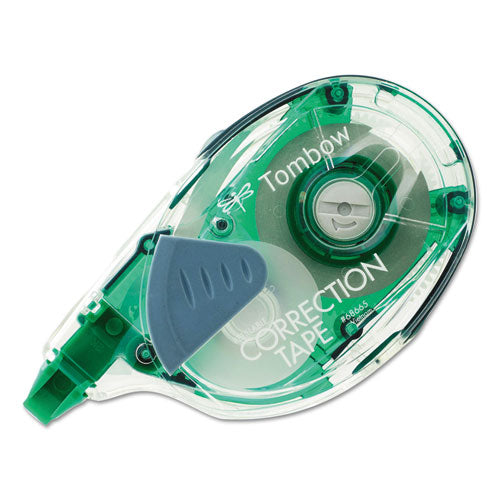 MONO Refillable Correction Tape, Clear Applicator, 0.17" x 472"-(TOM68665)