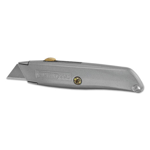 Classic 99 Utility Knife with Retractable Blade, 6" Die Cast Handle, Gray-(BOS10099)