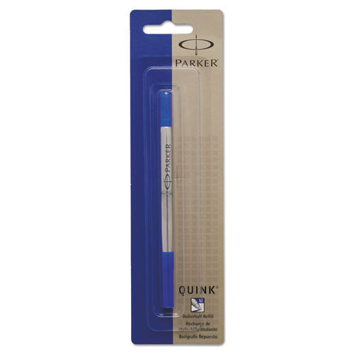 Refill for Parker Roller Ball Pens, Medium Conical Tip, Blue Ink-(PAR1950324)