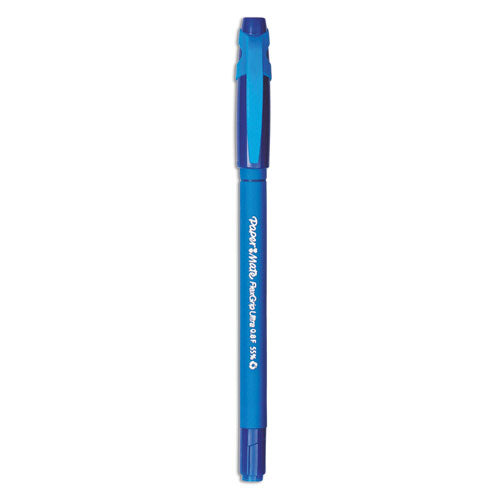 FlexGrip Ultra Ballpoint Pen, Stick, Fine 0.8 mm, Blue Ink, Blue Barrel, Dozen-(PAP9660131)