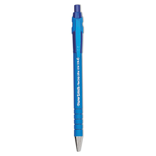 FlexGrip Ultra Ballpoint Pen, Retractable, Medium 1 mm, Blue Ink, Blue Barrel, Dozen-(PAP9510131)