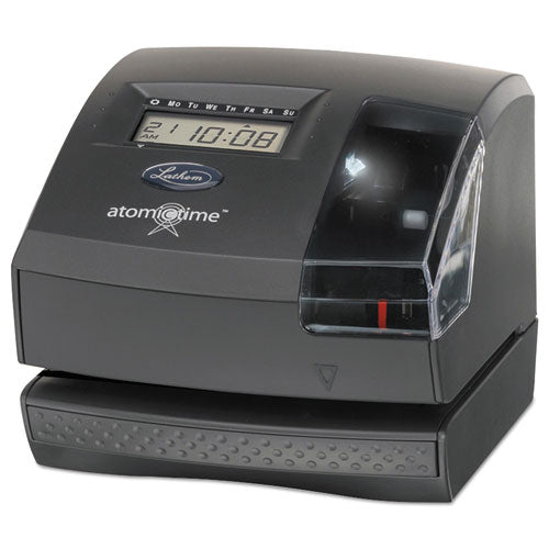 1600E Wireless Atomic Time Recorder with Tru-Align, Digital Display, Dark Gray-(LTH1600E)