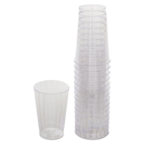 Classicware Tumblers, 12 oz, Plastic, Clear, Tall, 16/Bag, 15 Bags/Carton-(WNARSCC121516)