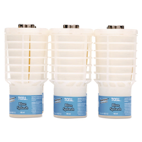 TCell Microtrans Odor Neutralizer Refill, Blue Splash, 48 mL, 6/Carton-(RCP402112)