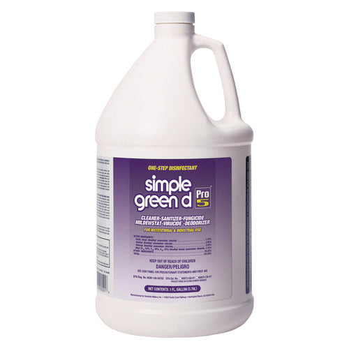 d Pro 5 Disinfectant, 1 gal Bottle, 4/Carton-(SMP30501CT)