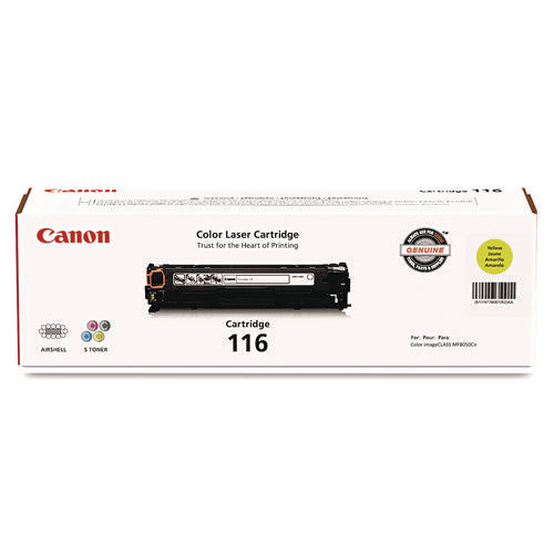 1977B001 (116) Toner, 1,500 Page-Yield, Yellow-(CNM1977B001)