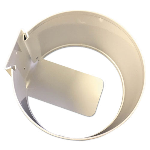 Wall Mount Holder, 6" x 6" x 4", White-(DEL1012U12EA)