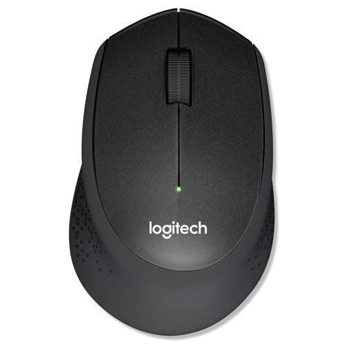M330 Silent Plus Mouse, 2.4 GHz Frequency/33 ft Wireless Range, Right Hand Use, Black-(LOG910004905)