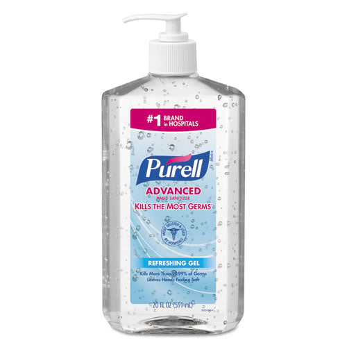 Advanced Refreshing Gel Hand Sanitizer, 20 oz Pump Bottle, Clean Scent-(GOJ302312EA)