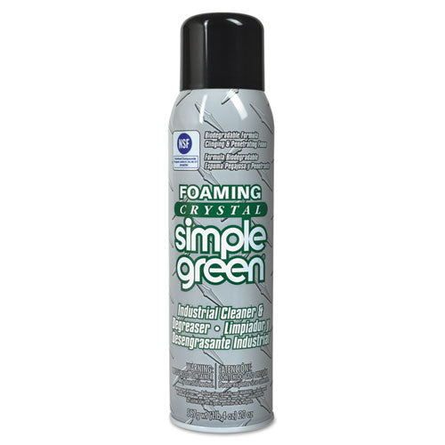 Foaming Crystal Industrial Cleaner and Degreaser, 20 oz Aerosol Spray, 12/Carton-(SMP19010)