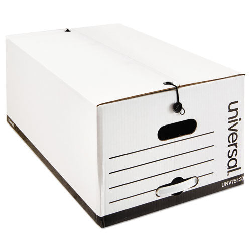 Economical Easy Assembly Storage Files, Legal Files, White, 12/Carton-(UNV75130)