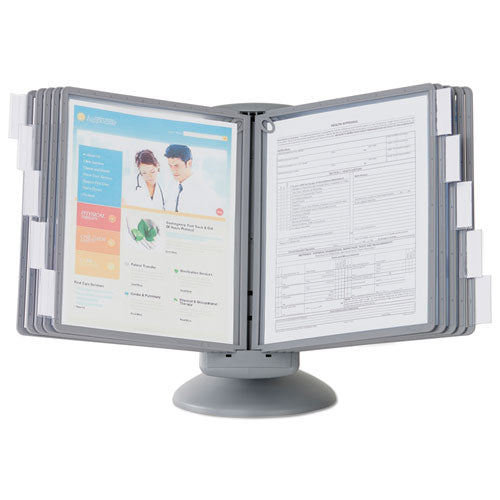 SHERPA Motion Desk Reference System, 10 Panels, Gray Borders-(DBL553937)