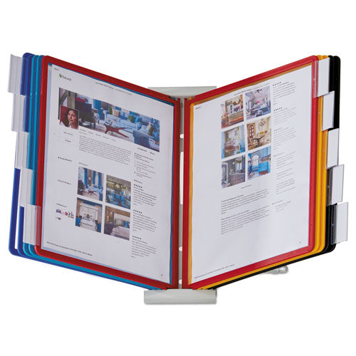 InstaView Expandable Desktop Reference System, 10 Panels, Assorted Borders-(DBL561200)