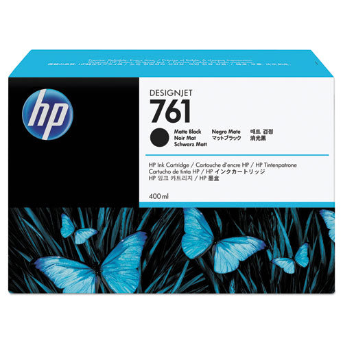 HP 761, (CM991A) Matte Black Original Ink Cartridge-(HEWCM991A)
