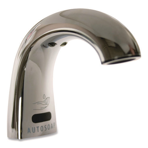 One Shot Soap Dispenser - Touch Free, Foam, 1.9 x 5.5 x 4, Polished Chrome-(RCP4870465)