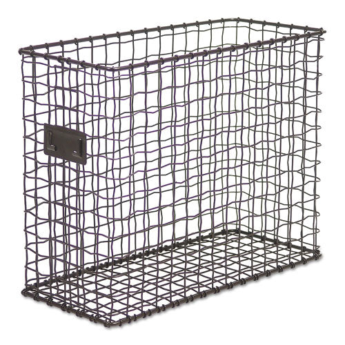 Vintage Wire Mesh File Holder, Top Loading, 6 x 13.63 x 10.13, Vintage Bronze-(UNV20064)