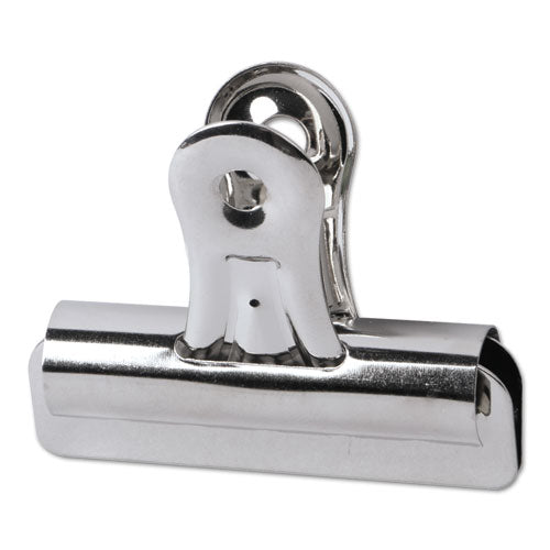 Bulldog Clips, Medium, Nickel, 36/Pack-(UNV31264)