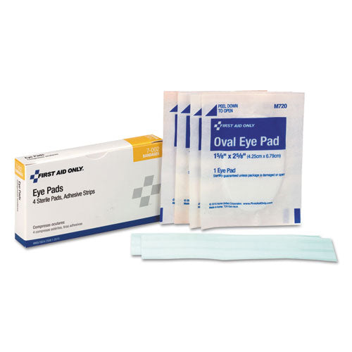 ANSI 2015 Compliant First Aid Kit Refill, 8 Pieces, 4/Box-(FAO7002)
